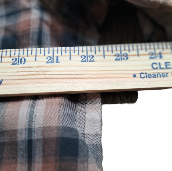 😛COLUMBIA MEN'S PLAID SIZE MEDIUM FULL FRONT BUTTON COLLAR SHIRT - Picture 3 of 5